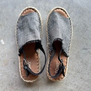 TOMS Women's Denim chambray Espadrilles